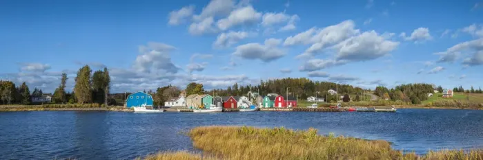 Framed Print : Canada, Prince Edward Island, French River, small fishing harbor Framed Print : Canada, Prince Edward Island, French River, small fishing harbor
