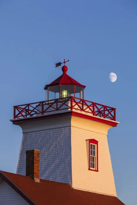Framed Print : Canada, Prince Edward Island, Wood Islands, Wood Islands Lighthouse, sunset Framed Print : Canada, Prince Edward Island, Wood Islands, Wood Islands Lighthouse, sunset