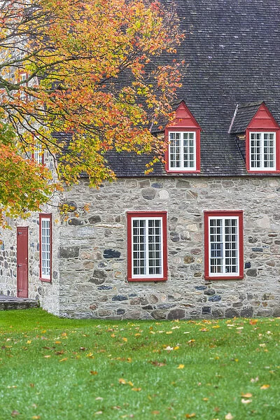 Canada, Quebec, Capitale-Nationale Region, Deschambault, Vieux Presbytere, old presbytery
