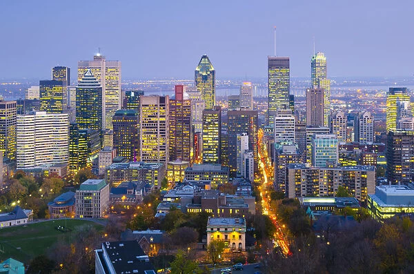 Canada, Quebec, Montreal. Downtown Montreal
