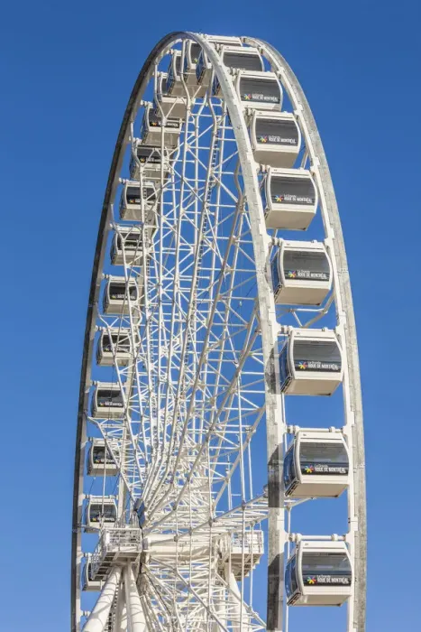 Framed Print : Canada, Quebec, Montreal, The Old Port, The Montreal Observation Wheel, autumn Framed Print : Canada, Quebec, Montreal, The Old Port, The Montreal Observation Wheel, autumn
