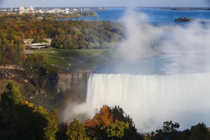 Framed Print : Canada and USA, Ontario and New York State, Niagara, Niagara Falls, View of Horseshoe Framed Print : Canada and USA, Ontario and New York State, Niagara, Niagara Falls, View of Horseshoe