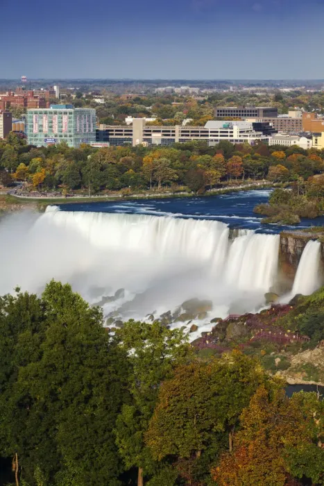 Framed Print : Canada and USA, Ontario and New York State, Niagara, Niagara Falls, View of The American Framed Print : Canada and USA, Ontario and New York State, Niagara, Niagara Falls, View of The American