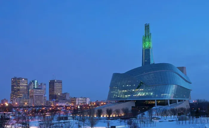 Framed Print : Canadian Museum for Human Rights with the Tower of Hope glowing GREEN for St. Patrick's Day Celebrations, Winnipeg, Manitoba, Canada Framed Print : Canadian Museum for Human Rights with the Tower of Hope glowing GREEN for St. Patrick's Day Celebrations, Winnipeg, Manitoba, Canada