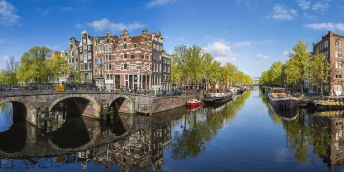Framed Print : Canal, Amsterdam, Holland, Netherlands Framed Print : Canal, Amsterdam, Holland, Netherlands