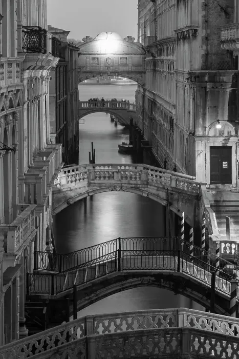 Framed Print : Canal and the Bridge of Sighs, Venice, Veneto, Italy