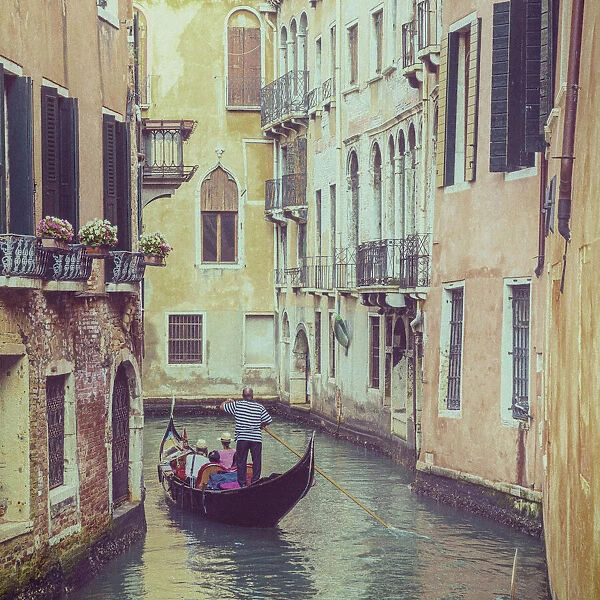 Canal in the San Marco area, Venice, Veneto, Italy