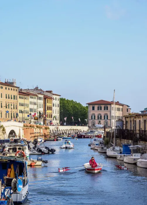 Framed Print : Canal in Venezia Nuova, Livorno, Tuscany, Italy Framed Print : Canal in Venezia Nuova, Livorno, Tuscany, Italy