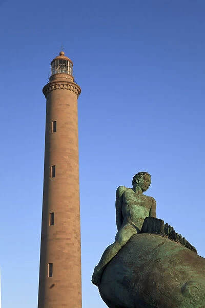 Canary Islands, Gran Canaria, Maspalomas, Faro de Maspalomas (Maspalomas Lighthouse)