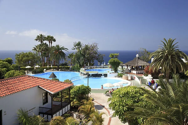 Canary Islands, La Gomera, Playa Santiago, Jardin Tecina Resort