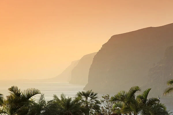 Canary Islands, Tenerife, Costa Adeje, Acantilado de Los Gigantes (Cliffs of the Giants)