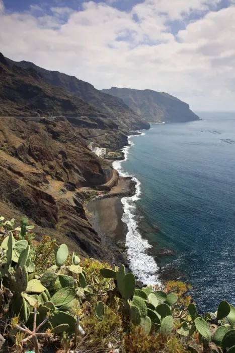 Framed Print : Canary Islands, Tenerife, Playa de Las Gaviotas