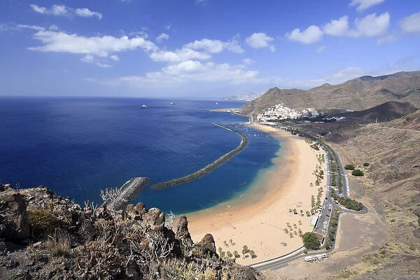 Canary Islands, Tenerife, Playa de Las Teresitas