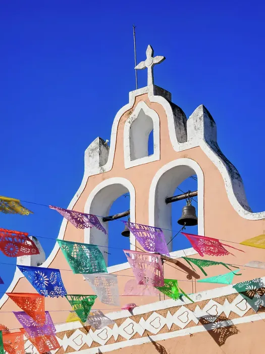 Framed Print : Candelaria Church, detailed view, Valladolid, Yucatan State, Mexico Framed Print : Candelaria Church, detailed view, Valladolid, Yucatan State, Mexico