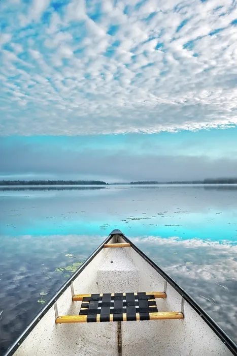 Framed Print : Canoe on Lake Travers, Algonquin Provincial Park, Ontario, Canada Framed Print : Canoe on Lake Travers, Algonquin Provincial Park, Ontario, Canada