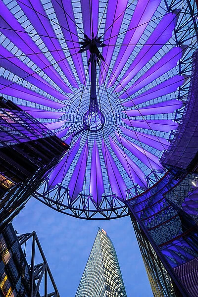 Canopy of the Sony Center, Potsdammer Platz, Berlin, Germany
