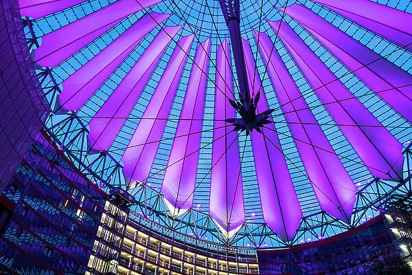 Canopy of the Sony Center, Potsdammer Platz, Berlin, Germany