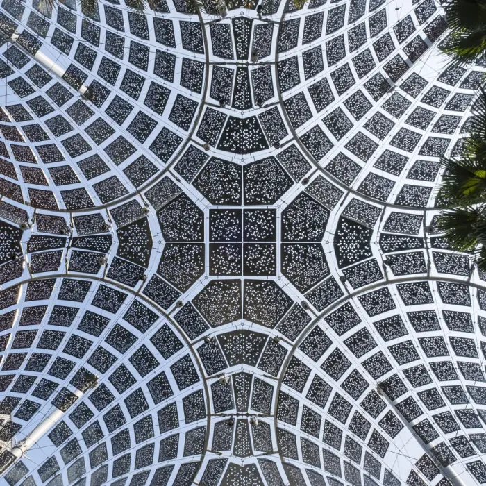 Framed Print : Canopy over walkway at Expo 2020, Dubai, United Arab Emirates Framed Print : Canopy over walkway at Expo 2020, Dubai, United Arab Emirates