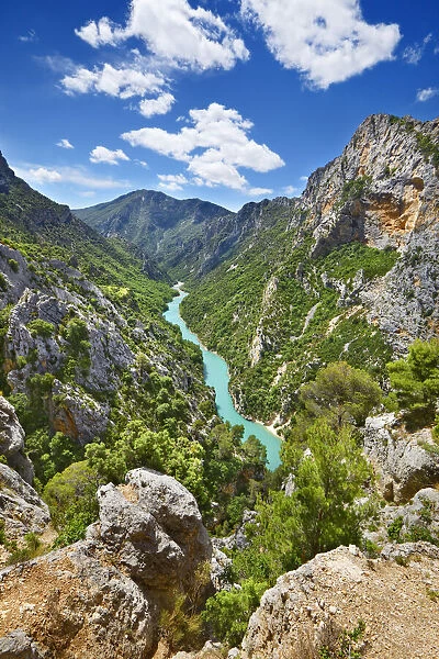Canyon landscape Grand Canyon du Verdon - France, Provence-Alpes-Cote d Azur