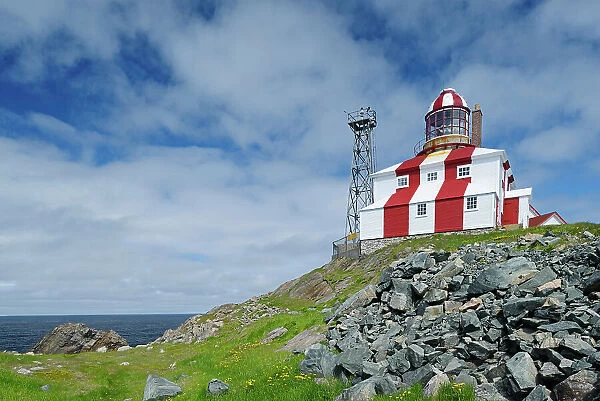 Cape Bonavista Lighthouse on Bonavista Bay in the Atlantic Ocean Cape Bonavista Newfoundland & Labrador, Canada