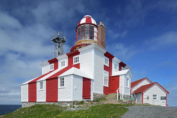 Cape Bonavista Lighthouse on Bonavista Bay in the Atlantic Ocean Cape Bonavista, Newfoundland & Labrador, Canada
