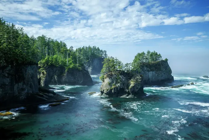 Framed Print : Cape Flattery, Neah Bay, Makah Indian Reservation, Olympic National Park, Washington, USA