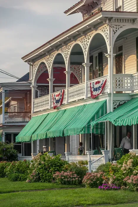 Framed Print : Cape May is Americas first seaside resort. It has the largest collection of Victorian Architecure in the United States Framed Print : Cape May is Americas first seaside resort. It has the largest collection of Victorian Architecure in the United States
