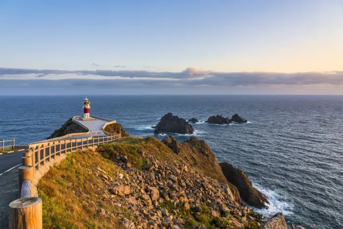 Framed Print : Cape Ortegal lighthouse. Carino, La Corona, Galicia, Spain