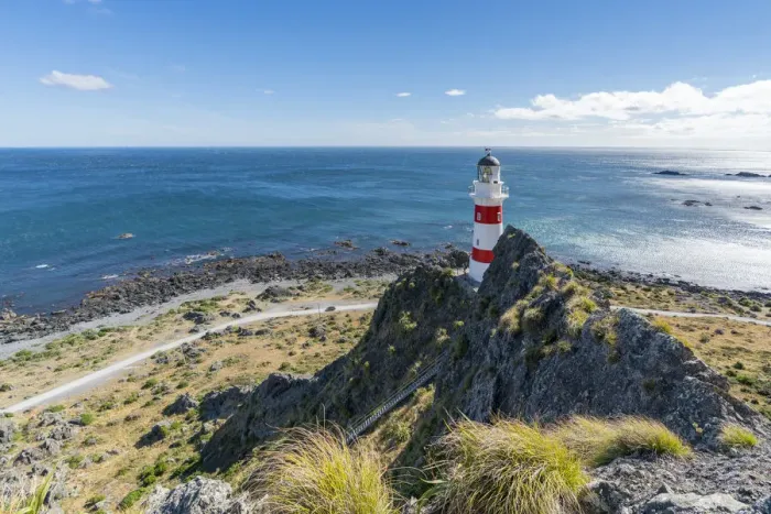 Framed Print : Cape Palliser lighthouse, Cape Palliser, Wellington region, North Island, New Zealand Framed Print : Cape Palliser lighthouse, Cape Palliser, Wellington region, North Island, New Zealand