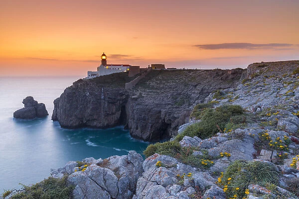 Cape St Vincent, Cabo de Sao Vicente, near Sagres, Faro district, Algarve, Portugal