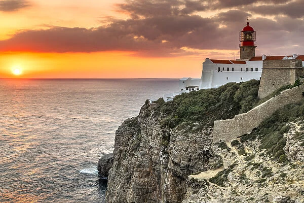 Cape St. Vincent or Cabo de Sao Vicente, Vila do Bispo, Algarve, Portugal