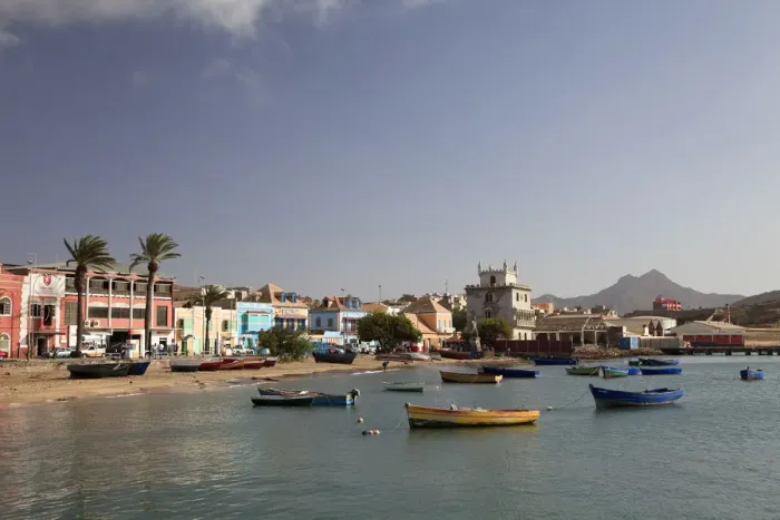 Framed Print : Cape Verde, Sao Vicente, Mindelo, Harbour Framed Print : Cape Verde, Sao Vicente, Mindelo, Harbour