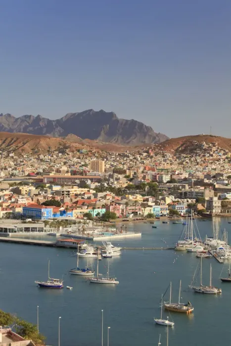 Framed Print : Cape Verde, Sao Vicente, Mindelo, Harbour Framed Print : Cape Verde, Sao Vicente, Mindelo, Harbour