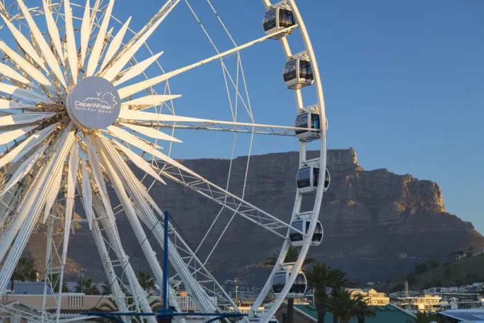 Framed Print : Cape Wheel and Table Mountain, V+A Waterfront, Cape Town, Western Cape, South Africa Framed Print : Cape Wheel and Table Mountain, V+A Waterfront, Cape Town, Western Cape, South Africa