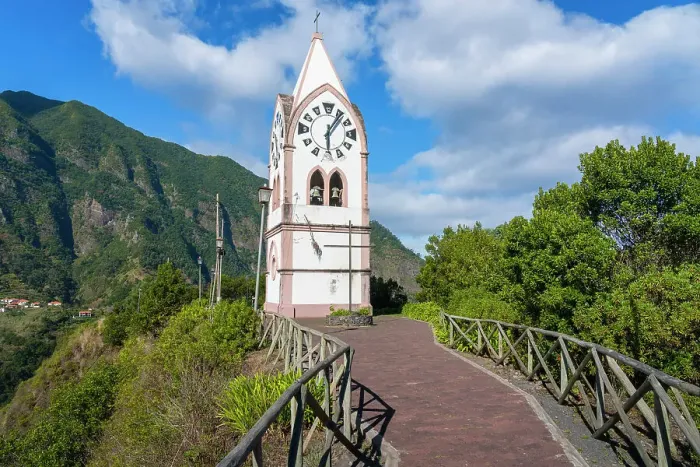 Framed Print : Capelinha de Nossa Senhora de Fatima chapel, Sao Vicente, Madeira, Portugal