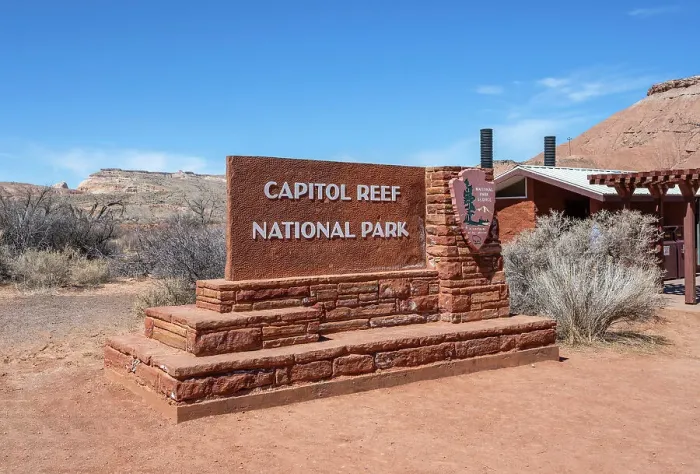 Framed Print : Capitol Reef National Park West entrance, Utah, USA Framed Print : Capitol Reef National Park West entrance, Utah, USA