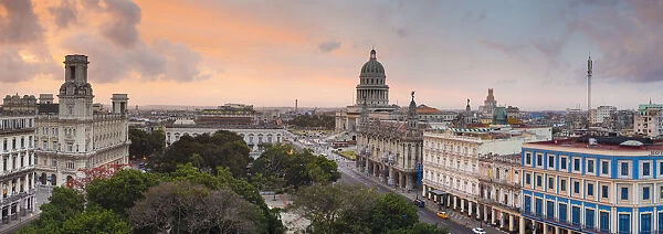 Capitolio and Parque Central, Havana, Cuba