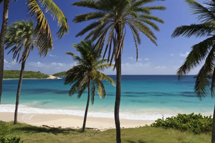 Framed Print : Caribbean, Antigua and Barbuda, Halfmoon Bay Framed Print : Caribbean, Antigua and Barbuda, Halfmoon Bay