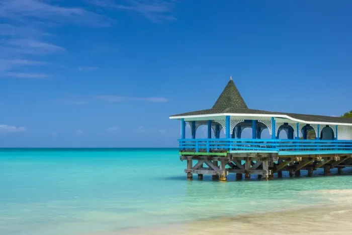Framed Print : Caribbean, Antigua, Dickinson Bay, Dickinson Bay Beach, Warri Pier Restaurant Framed Print : Caribbean, Antigua, Dickinson Bay, Dickinson Bay Beach, Warri Pier Restaurant