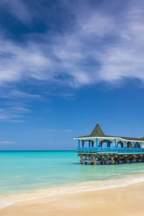 Framed Print : Caribbean, Antigua, Dickinson Bay, Dickinson Bay Beach, Warri Pier Restaurant Framed Print : Caribbean, Antigua, Dickinson Bay, Dickinson Bay Beach, Warri Pier Restaurant