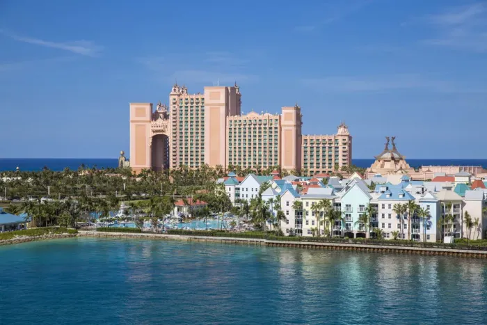 Framed Print : Caribbean, Bahamas, Nassau, Paradise Island, Atlantis resort and Harborside Resort Framed Print : Caribbean, Bahamas, Nassau, Paradise Island, Atlantis resort and Harborside Resort