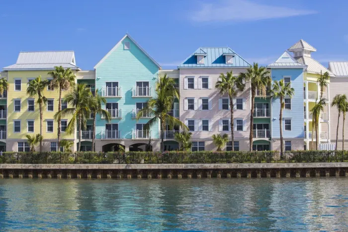 Framed Print : Caribbean, Bahamas, Nassau, Paradise Island, Harborside Resort at Atlantis Framed Print : Caribbean, Bahamas, Nassau, Paradise Island, Harborside Resort at Atlantis