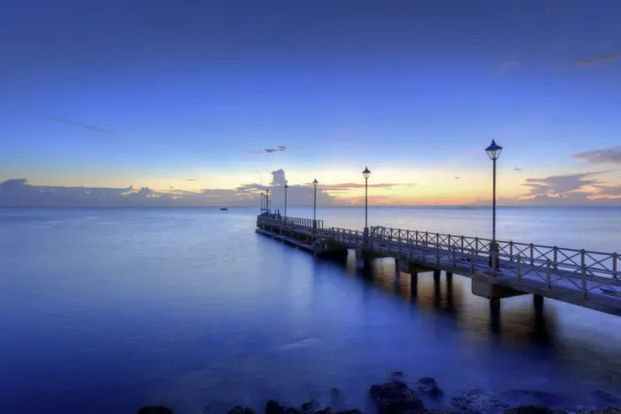 Framed Print : Caribbean, Barbados, Speighstown, Boat Jetty Framed Print : Caribbean, Barbados, Speighstown, Boat Jetty