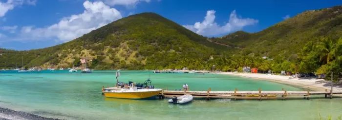 Framed Print : Caribbean, British Virgin Islands, Jost Van Dyke, Great Harbour Framed Print : Caribbean, British Virgin Islands, Jost Van Dyke, Great Harbour
