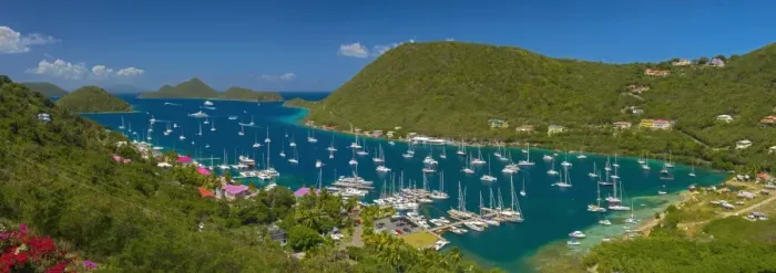 Framed Print : Caribbean, British Virgin Islands, Tortola, Sopers Hole Framed Print : Caribbean, British Virgin Islands, Tortola, Sopers Hole