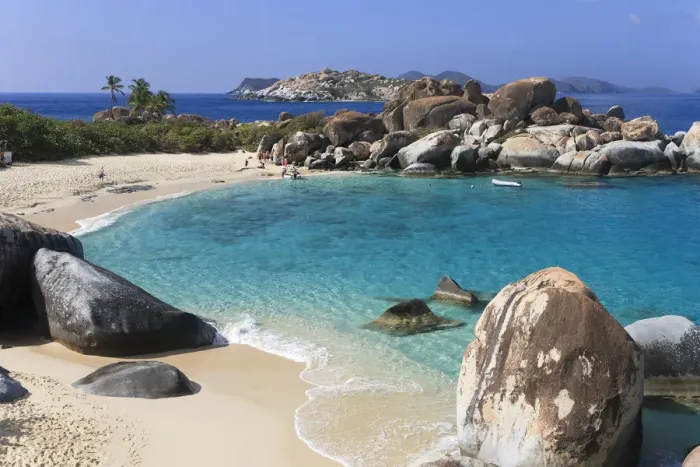 Framed Print : Caribbean, British Virgin Islands, Virgin Gorda, Spring Bay National Park  /  The Baths