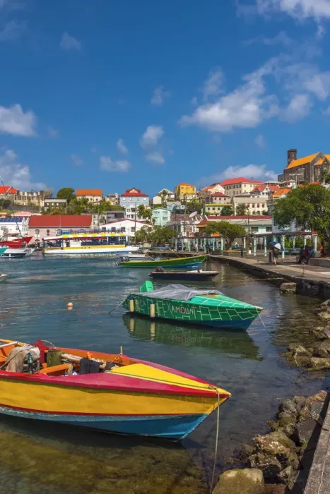 Framed Print : Caribbean, Grenada, St. Georges, Carenage