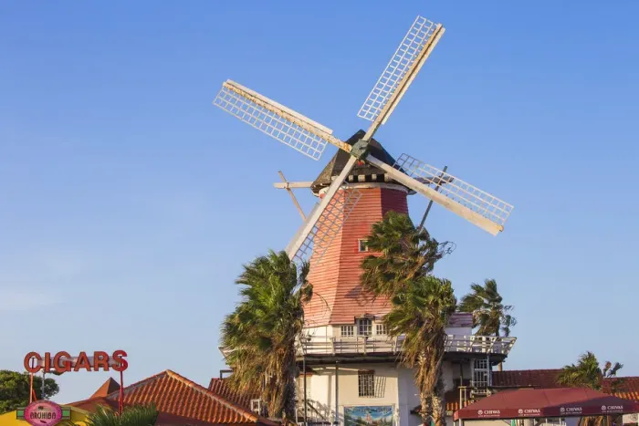 Framed Print : Caribbean, Netherland Antilles, Aruba, Old Dutch Windmill Framed Print : Caribbean, Netherland Antilles, Aruba, Old Dutch Windmill