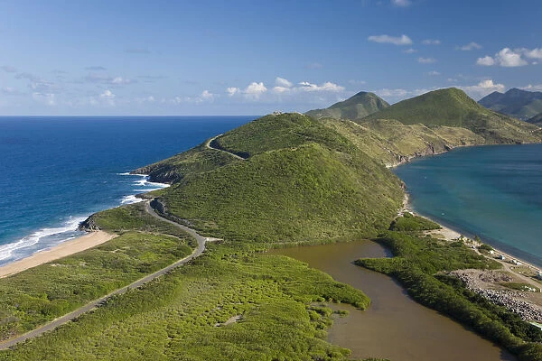Caribbean, St Kitts and Nevis, St Kitts, Southeast Peninsula coastline