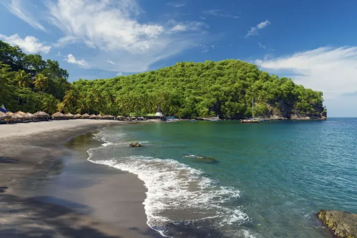 Framed Print : Caribbean, St Lucia, Soufriere, Anse Chastanet, Anse Chastanet Beach Framed Print : Caribbean, St Lucia, Soufriere, Anse Chastanet, Anse Chastanet Beach